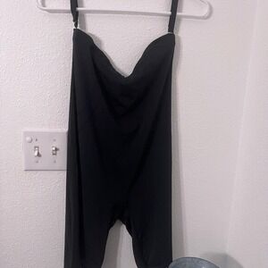 Spanx Black High Waist Mid Thigh Shapewear Soft Control Plus 3X